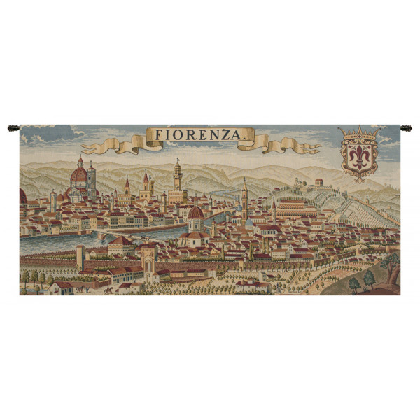 Купить Гобелен Древняя карта Флоренции