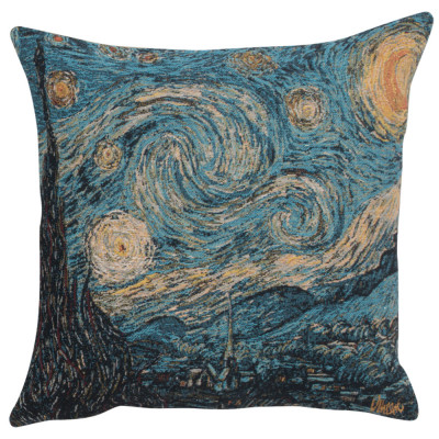 Купить Подушка декоративная Звездная ночь (Ван Гог)