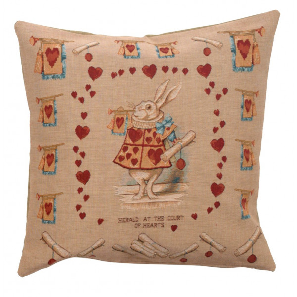 Купить Подушка декоративная Сердце кролика (Алиса в стране чудес)