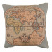 Подушка декоративная Карта Европы Азии и Африки