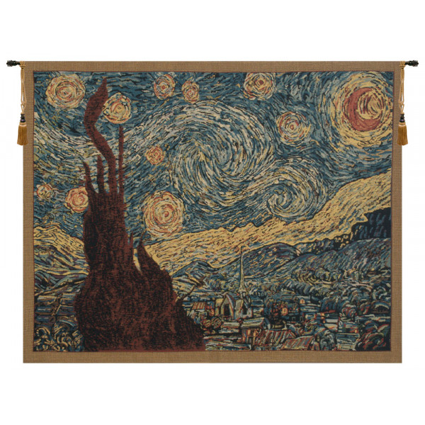 Купить Гобелен Звездная ночь (Ван Гог) 