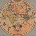 Подушка декоративная Карта Северной и Южной Америки