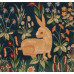 Подушка декоративная Кролик (малая, синий фон)